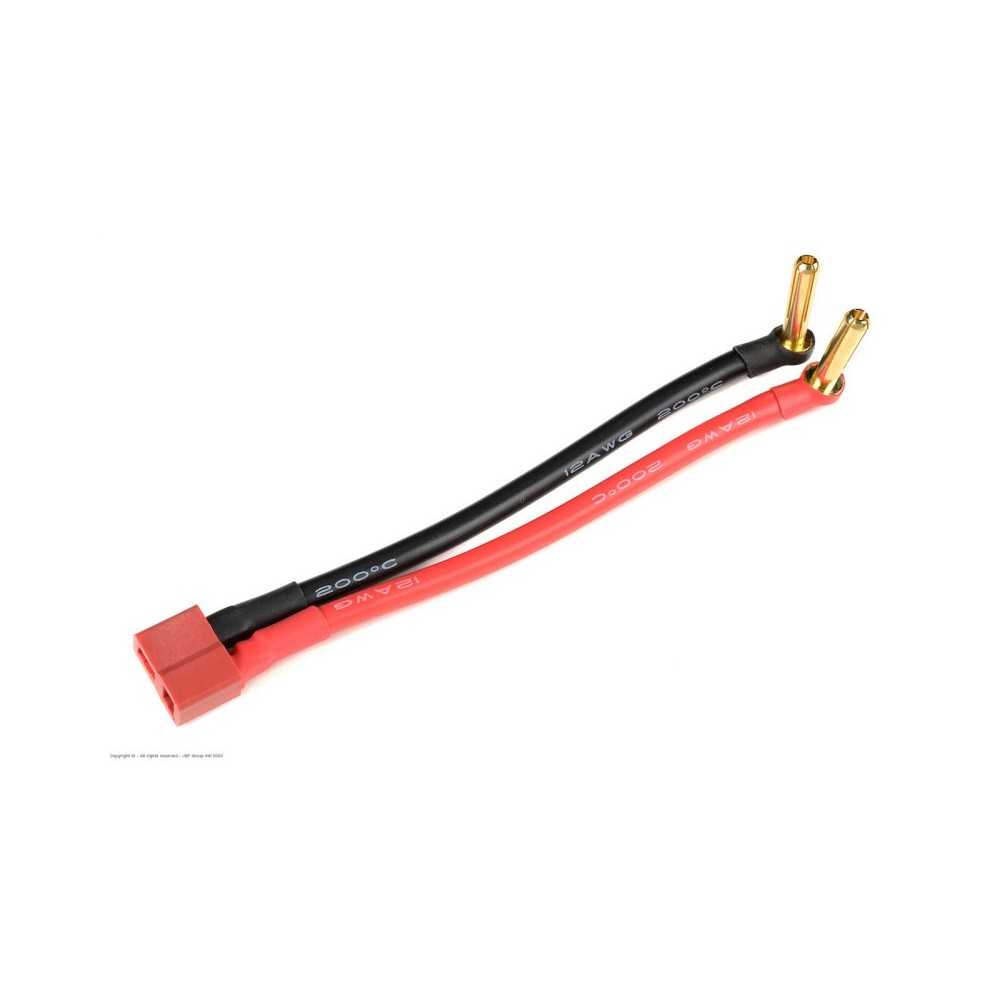 Revtec - Battery Adapter Lead - Bullit 4mm Gold Deans Socket - 12cm - 1 pc GF-1325-070 Revtec - Battery Adapter Lead - Bullit 4mm Gold Deans Socket - 12cm - 1 pc GF-1325-070