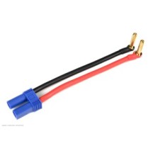 Revtec - Battery Adapter Lead - Bullit 4mm Gold EC-5 Plug - 12cm - 1 pc GF-1325-110