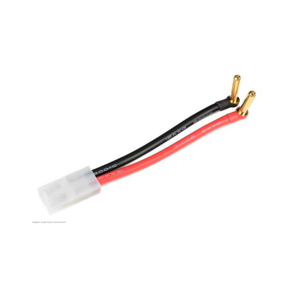 Revtec - Battery Adapter Lead - Bullit 4mm Gold Tamiya Socket - 12cm - 1 pc GF-1325-040 Revtec - Battery Adapter Lead - Bullit 4mm Gold Tamiya Socket - 12cm - 1 pc GF-1325-040