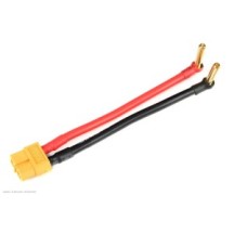 Revtec - Battery Adapter Lead - Bullit 4mm Gold XT-60 Plug - 12cm - 1 pc GF-1325-090