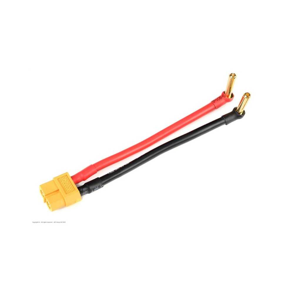 Revtec - Battery Adapter Lead - Bullit 4mm Gold XT-60 Plug - 12cm - 1 pc GF-1325-090 Revtec - Battery Adapter Lead - Bullit 4mm Gold XT-60 Plug - 12cm - 1 pc GF-1325-090
