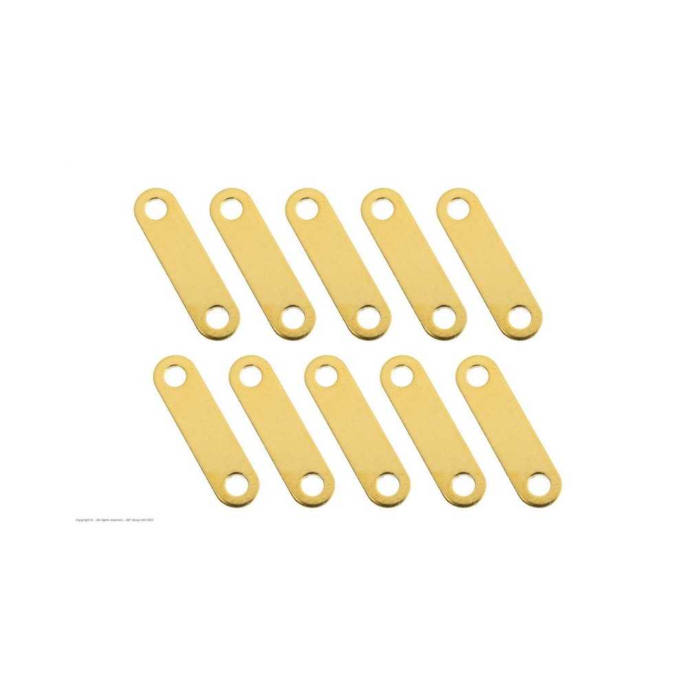 Revtec - Battery Bars - Gold Plated - 18 5mm - 10 pcs GF-1330-001 Revtec - Battery Bars - Gold Plated - 18 5mm - 10 pcs GF-1330-001