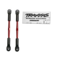 Varillas roscadas de aluminio anodizado rojo de 61 mm para convergencia Traxxas TRX2336X