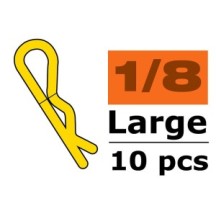 Revtec - Body Clips - 45° Bent - Large - Gold - 10 pcs GF-0410-020