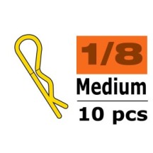 Revtec - Body Clips - 45° Bent - Medium - Gold - 10 pcs GF-0410-010