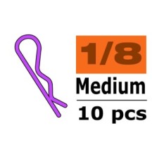 Revtec - Body Clips - 45° Bent - Medium - Purple - 10 pcs GF-0410-012