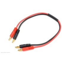 Revtec - Charge Lead - 4mm Banana Plugs - 14AWG Silicone Wire - 30cm - 1 pc GF-1201-125