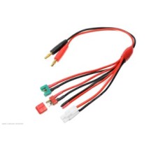 Revtec - Charge Lead - Universal 4in1 - Tamiya MPX Deans Free wire - 16 AWG Silicone Wire - 1 pc GF-1200-145