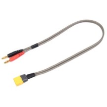 Revtec - Charge Lead Pro Banana 4mm - XT-60 Female - 40 cm - Flat silicone wire 14AWG GF-1207-011-B