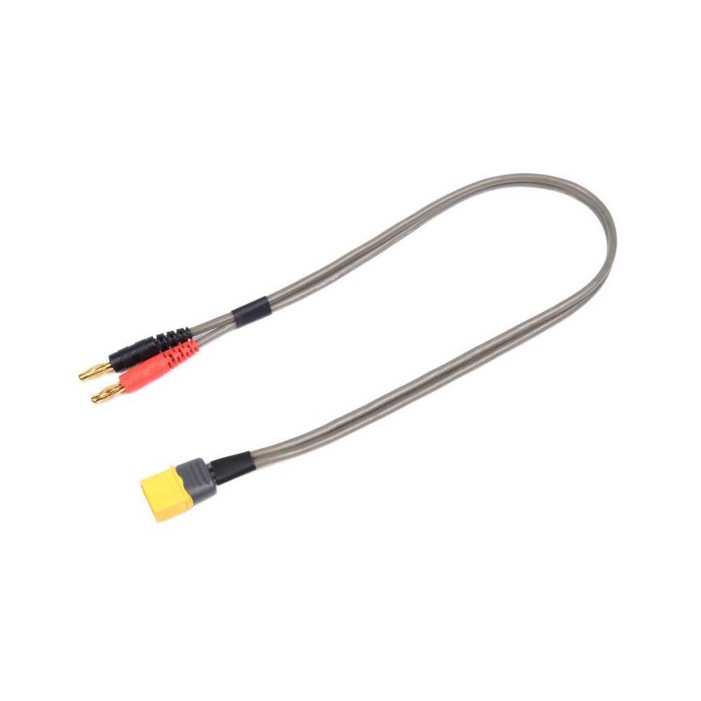 Revtec - Charge Lead Pro Banana 4mm - XT-60 Female - 40 cm - Flat silicone wire 14AWG GF-1207-011-B