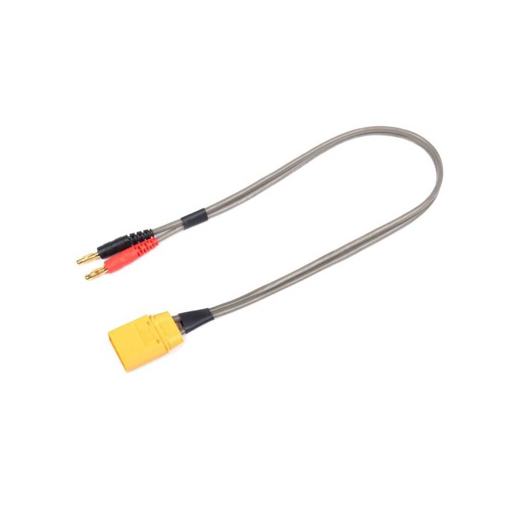Revtec - Charge Lead Pro Banana 4mm - XT-90 Female - 40 cm - Flat silicone wire 14AWG GF-1207-012-B