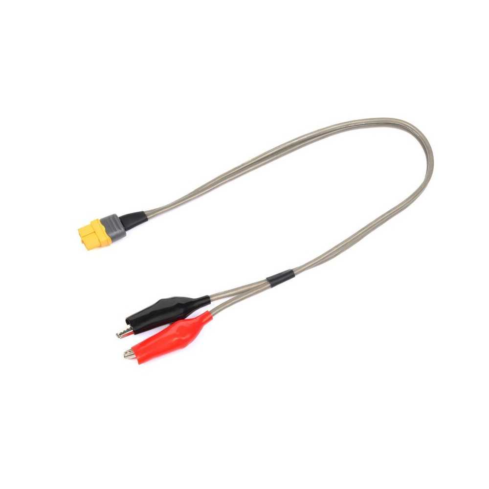 Revtec - Charge Lead Pro XT-60 - Battery Clip - 40 cm - Flat silicone wire 14AWG GF-1205-033
