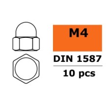 Revtec - Closed Round Head Nut M4 - Galvanized Steel - 10 pcs GF-0153-002
