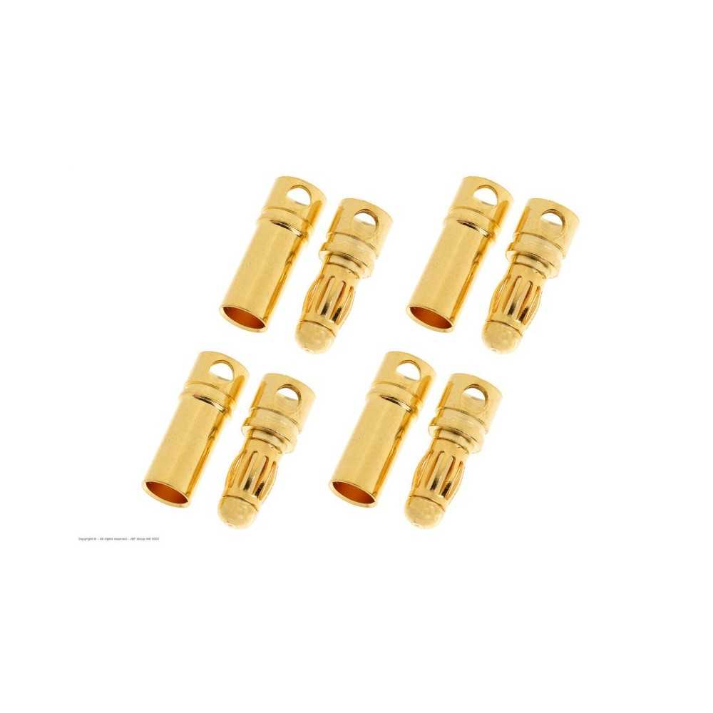 Revtec - Connector - 3.5mm - Gold Plated - Male + Female - 4 pairs GF-1000-002 Revtec - Connector - 3.5mm - Gold Plated - Male + Female - 4 pairs GF-1000-002