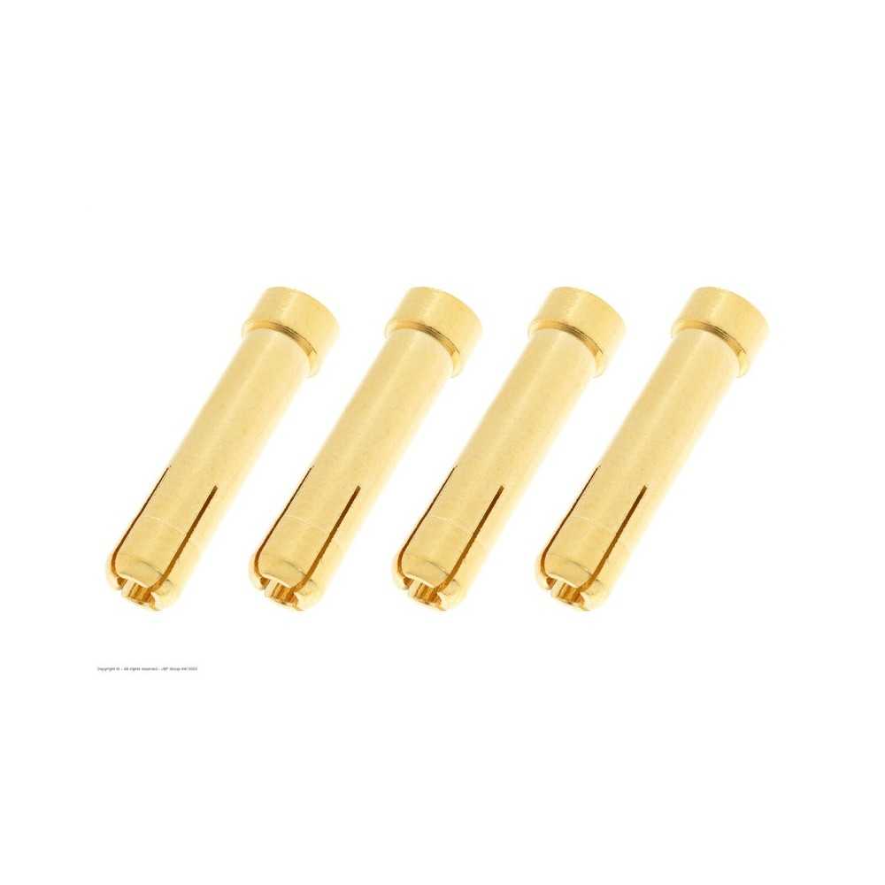 Revtec - Connector - 4.0 Female to 5.0mm Male - Gold Plated Adapter - 4 pcs GF-1000-016 Revtec - Connector - 4.0 Female to 5.0mm Male - Gold Plated Adapter - 4 pcs GF-1000-016
