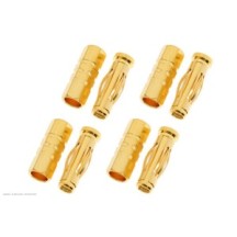 Revtec - Connector - 4.0mm - Gold Plated - Car - Male + Female - 4 pairs GF-1000-004