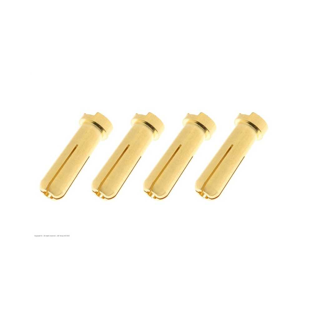 Revtec - Connector - 5.0mm - Gold Plated 90 Deg - Male - 4 pcs GF-1000-014 Revtec - Connector - 5.0mm - Gold Plated 90 Deg - Male - 4 pcs GF-1000-014
