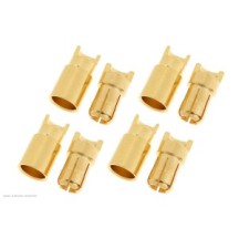 Revtec - Connector - 6.0mm - Gold Plated - Male + Female - 4 pairs GF-1000-007