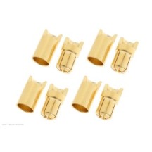 Revtec - Connector - 6.5mm - Gold Plated - Male + Female - 4 pairs GF-1000-009