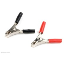 Revtec - Connector - Alligator Battery Clamps - Medium - Red + Black - 1 pair GF-1012-003