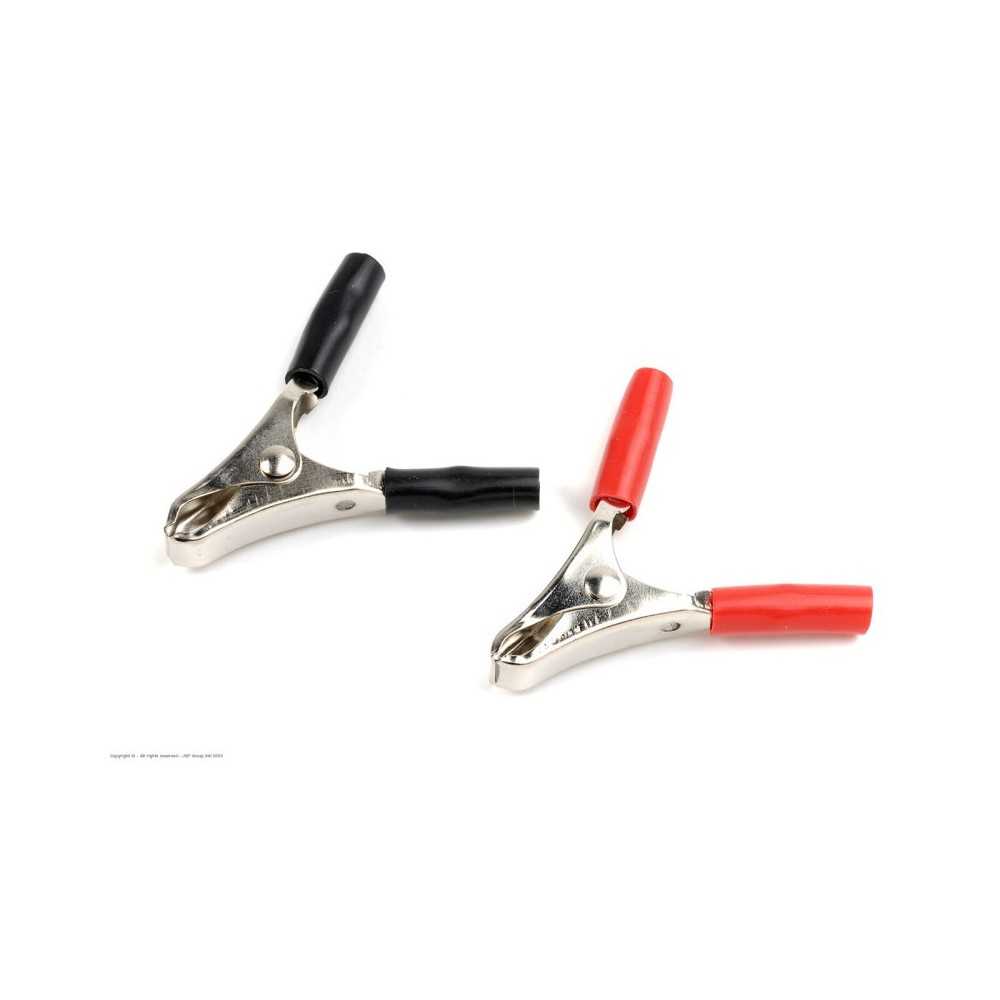 Revtec - Connector - Alligator Battery Clamps - Medium - Red + Black - 1 pair GF-1012-003 Revtec - Connector - Alligator Battery Clamps - Medium - Red + Black - 1 pair GF-1012-003