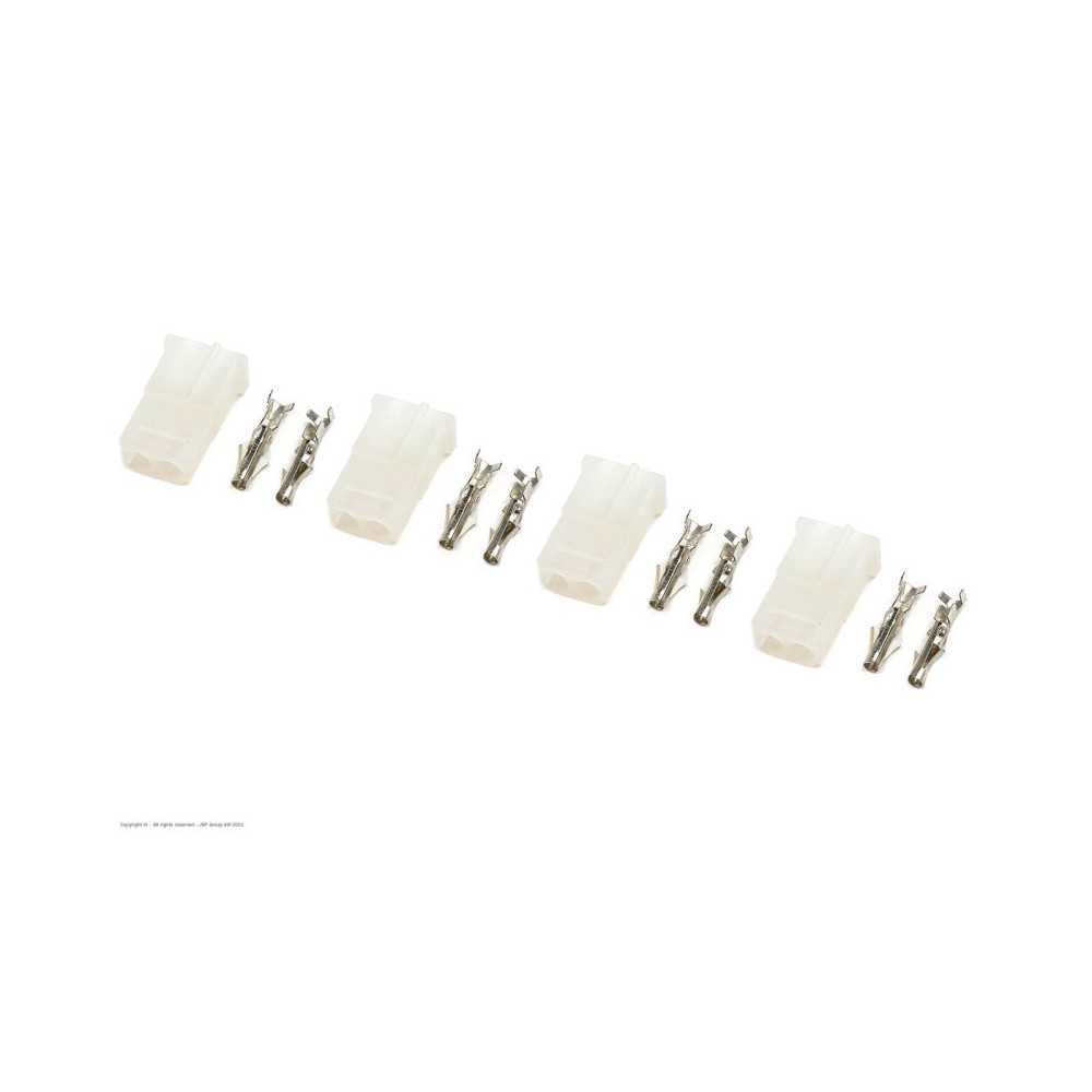 Revtec - Connector - AMP - Gold Plated - Male - 4 pcs GF-1011-002 Revtec - Connector - AMP - Gold Plated - Male - 4 pcs GF-1011-002