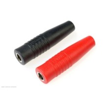 Revtec - Connector - Banana - Gold Plated Socket 4mm - Black + Red - 1 pair GF-1013-002