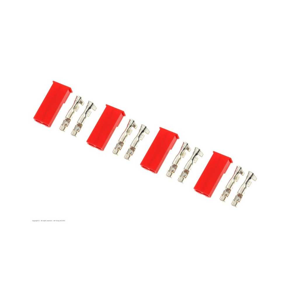 Revtec - Connector - BEC - Gold Plated - Male - 4 pcs GF-1010-002 Revtec - Connector - BEC - Gold Plated - Male - 4 pcs GF-1010-002