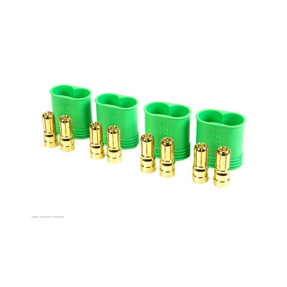 Revtec - Connector - CC 6.5 - Gold Plated - Female - 4 pcs GF-1024-003 Revtec - Connector - CC 6.5 - Gold Plated - Female - 4 pcs GF-1024-003
