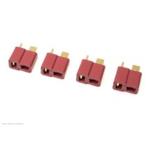 Revtec - Connector - Deans - Gold Plated - Female - 4 pcs GF-1006-003
