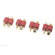 Revtec - Connector - Deans - Gold Plated - Male - 4 pcs GF-1006-002
