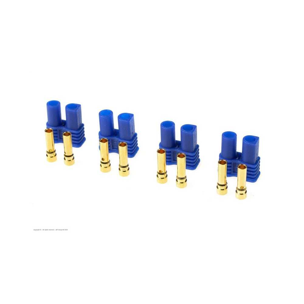 Revtec - Connector - EC-2 - Gold Plated - Male - 4 pcs GF-1020-002 Revtec - Connector - EC-2 - Gold Plated - Male - 4 pcs GF-1020-002