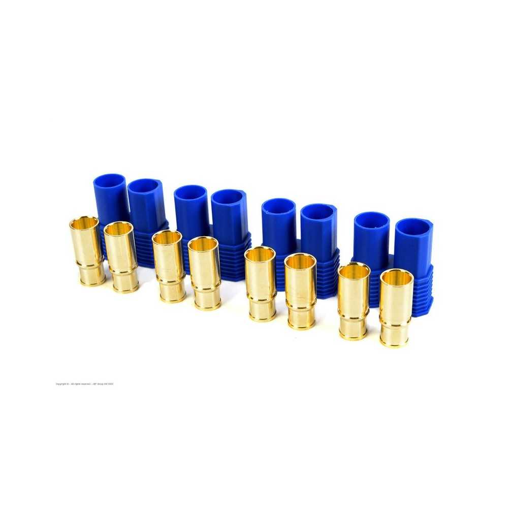 Revtec - Connector - EC-8 - Gold Plated - Male - 4 pcs GF-1023-002 Revtec - Connector - EC-8 - Gold Plated - Male - 4 pcs GF-1023-002