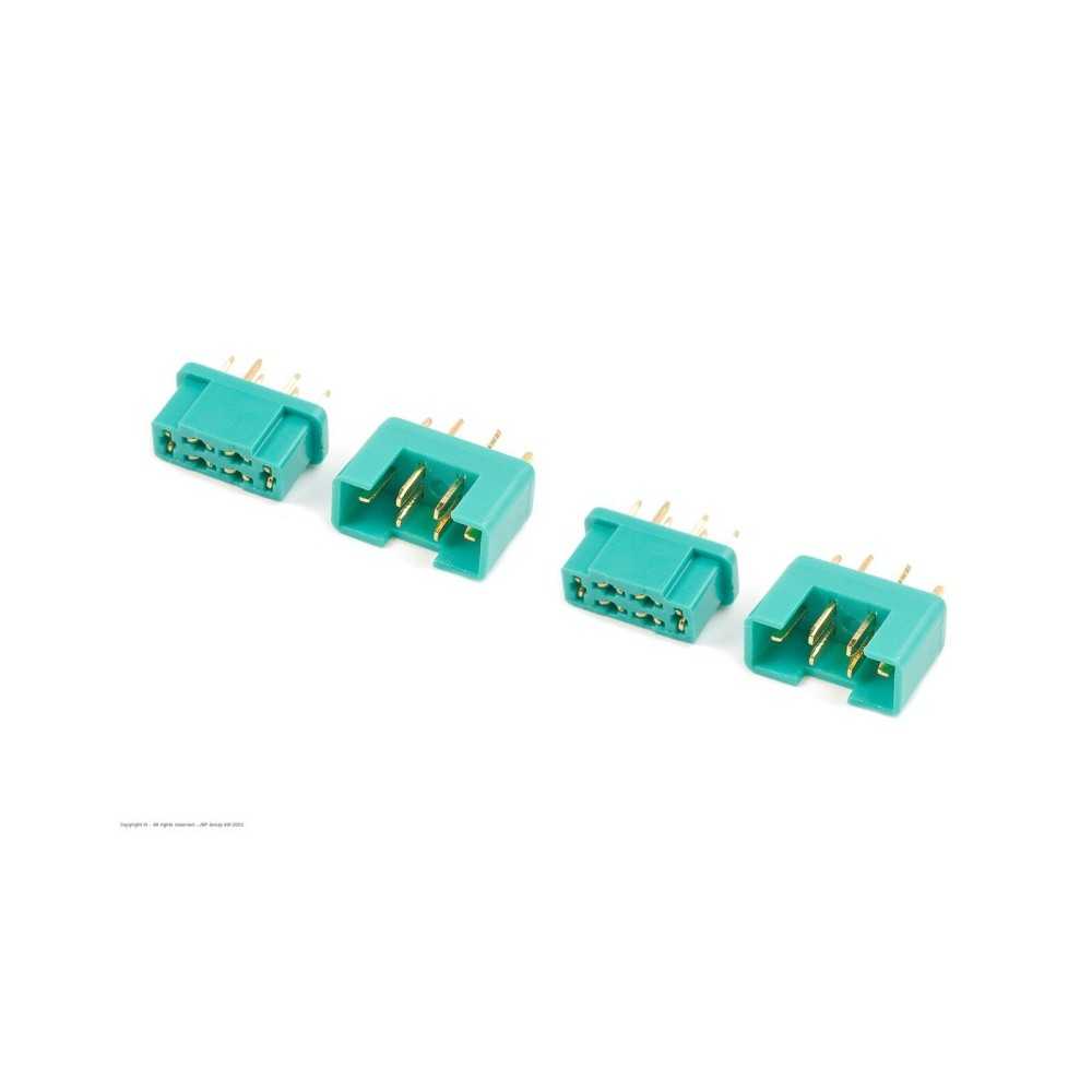 Revtec - Connector - MPX - Gold Plated - Male + Female - 2 pairs GF-1004-001 Revtec - Connector - MPX - Gold Plated - Male + Female - 2 pairs GF-1004-001