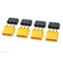 Revtec - Connector - MR-30 3-Pole - w/ Cap - Gold Plated - Female - 4 pcs GF-1085-003