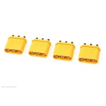 Revtec - Connector - MR-30PB 3-Pole - Gold Plated - Female - 4 pcs GF-1087-003