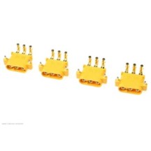 Revtec - Connector - MR-30PW 3-Pole - Gold Plated - Female - 4 pcs GF-1086-003