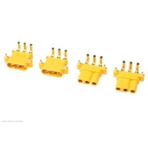 Revtec - Connector - MR-30PW 3-Pole - Gold Plated - Male + Female - 2 pairs GF-1086-001
