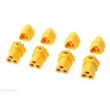 Revtec - Connector - MT-30 3-Pole - Gold Plated - Male - 4 pcs GF-1090-002