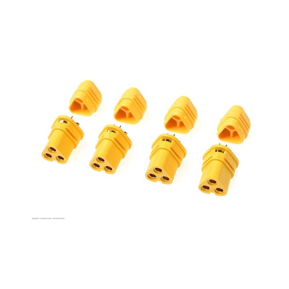 Revtec - Connector - MT-30 3-Pole - Gold Plated - Male - 4 pcs GF-1090-002 Revtec - Connector - MT-30 3-Pole - Gold Plated - Male - 4 pcs GF-1090-002