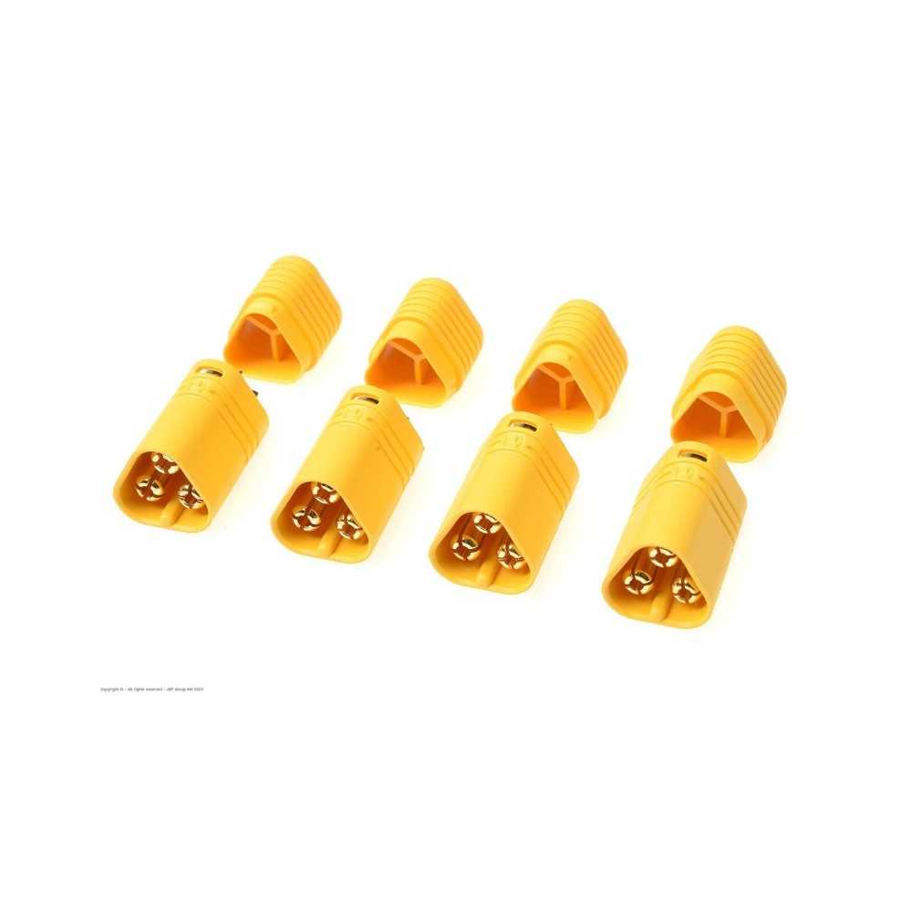 Revtec - Connector - MT-60 3-Pole - Gold Plated - Female - 4 pcs GF-1091-003 Revtec - Connector - MT-60 3-Pole - Gold Plated - Female - 4 pcs GF-1091-003