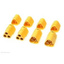 Revtec - Connector - MT-60 3-Pole - Gold Plated - Male + Female - 2 pairs GF-1091-001