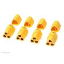 Revtec - Connector - MT-60 3-Pole - Gold Plated - Male - 4 pcs GF-1091-002