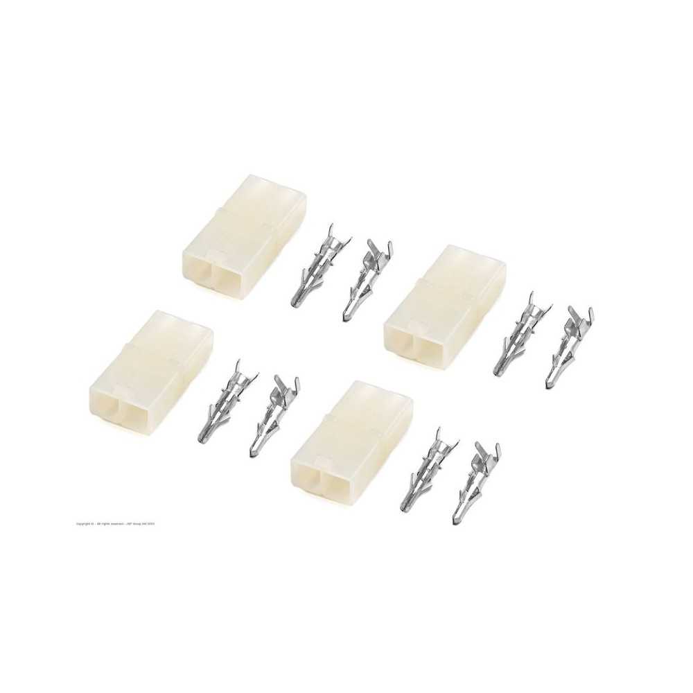 Revtec - Connector - Tamiya - Gold Plated - Female - 4 pcs GF-1008-003 Revtec - Connector - Tamiya - Gold Plated - Female - 4 pcs GF-1008-003