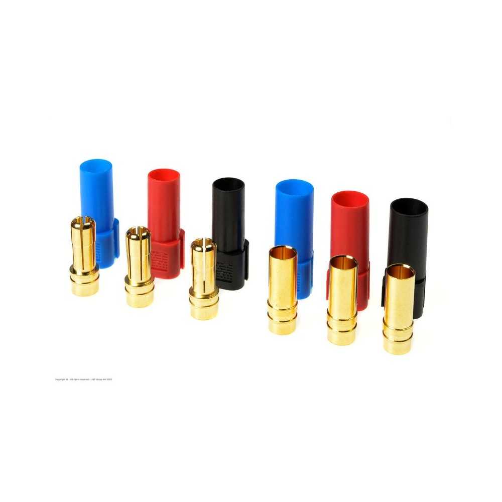 Revtec - Connector - XT-150 - Gold Plated - Male + Female - 3 Color - 3 pairs GF-1055-001 Revtec - Connector - XT-150 - Gold Plated - Male + Female - 3 Color - 3 pairs GF-1055-001