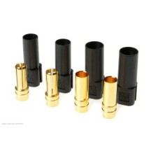Revtec - Connector - XT-150 - Gold Plated - Male + Female - Black - 2 pairs GF-1055-003