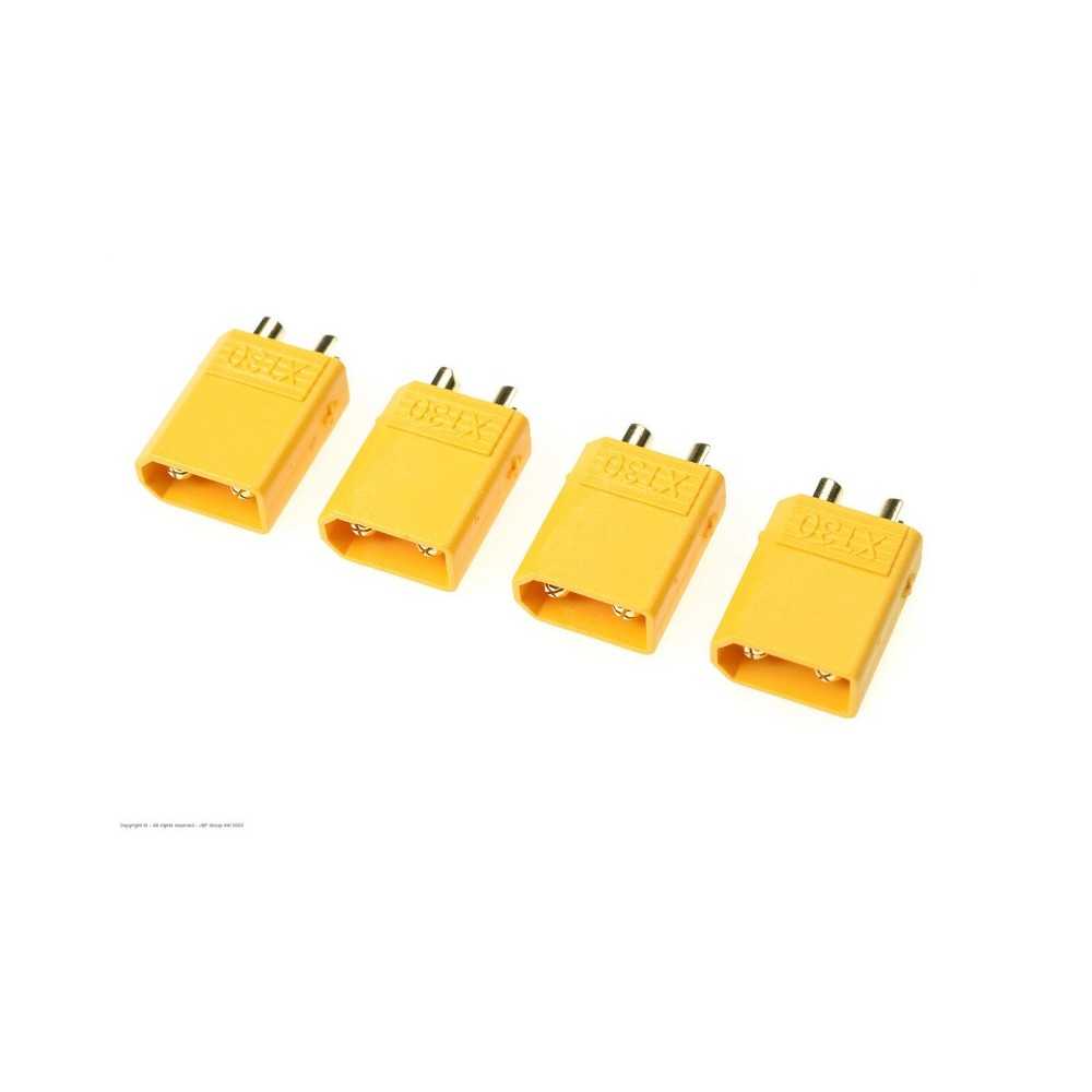 Revtec - Connector - XT-30 - Gold Plated - Female - 4 pcs GF-1030-003 Revtec - Connector - XT-30 - Gold Plated - Female - 4 pcs GF-1030-003