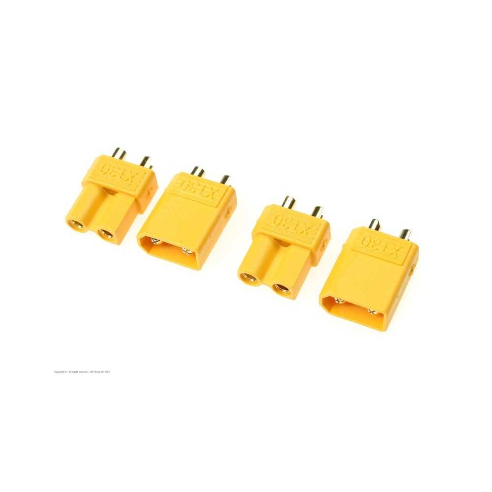 Revtec - Connector - XT-30 - Gold Plated - Male + Female - 2 pairs GF-1030-001