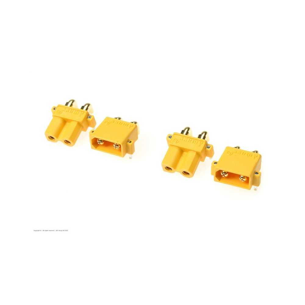 Revtec - Connector - XT-30PW - Gold Plated - Male + Female - 2 pairs GF-1031-001 Revtec - Connector - XT-30PW - Gold Plated - Male + Female - 2 pairs GF-1031-001