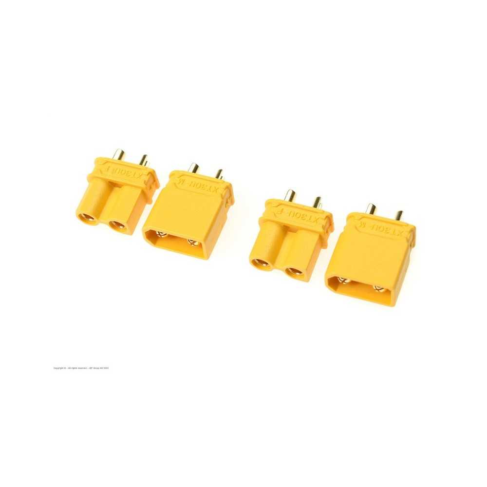 Revtec - Connector - XT-30U - Gold Plated - Male + Female - 2 pairs GF-1033-001 Revtec - Connector - XT-30U - Gold Plated - Male + Female - 2 pairs GF-1033-001